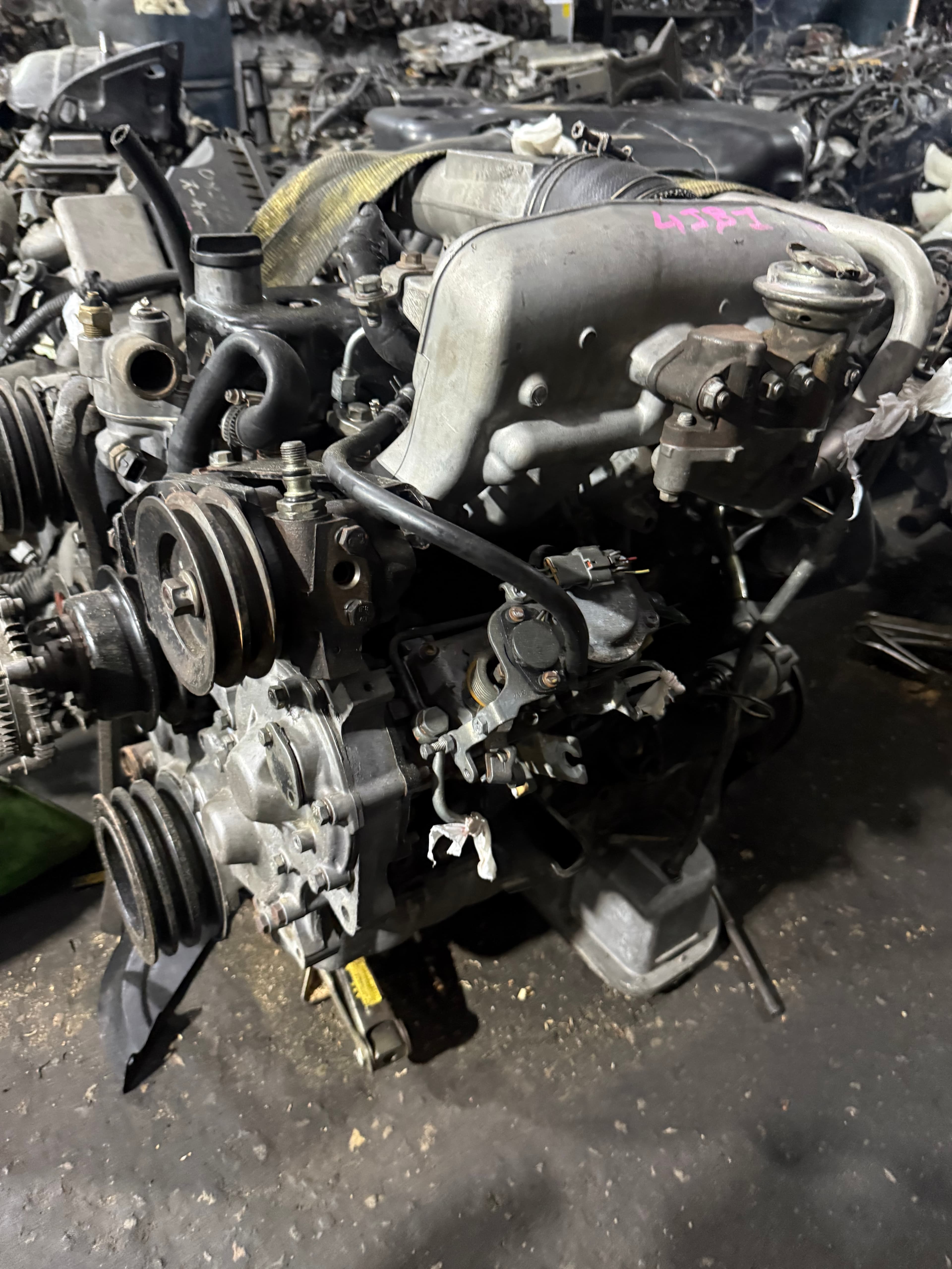 Motor Isuzu 4JB1 Turbo importado de Japón, probado